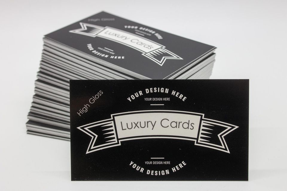 Black And White Luxury Business Card